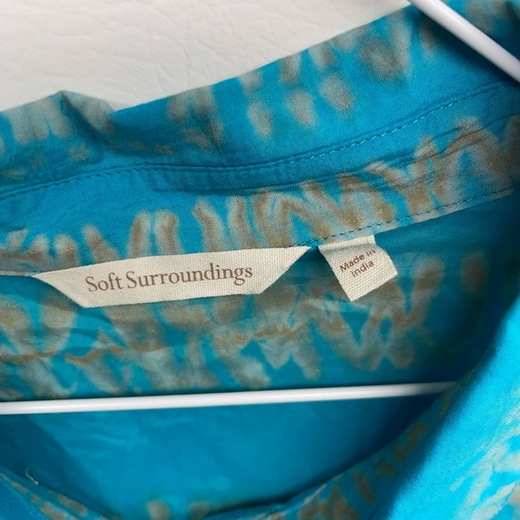 Soft surroundings womens tunic button down size xl - Picture 2 of 8